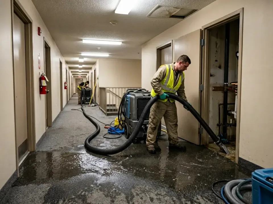 multi-unit-apartment-hallway-f-005 — frequently asked questions, Emergency Burst Pipe Water Extraction & Removal in Perris,…